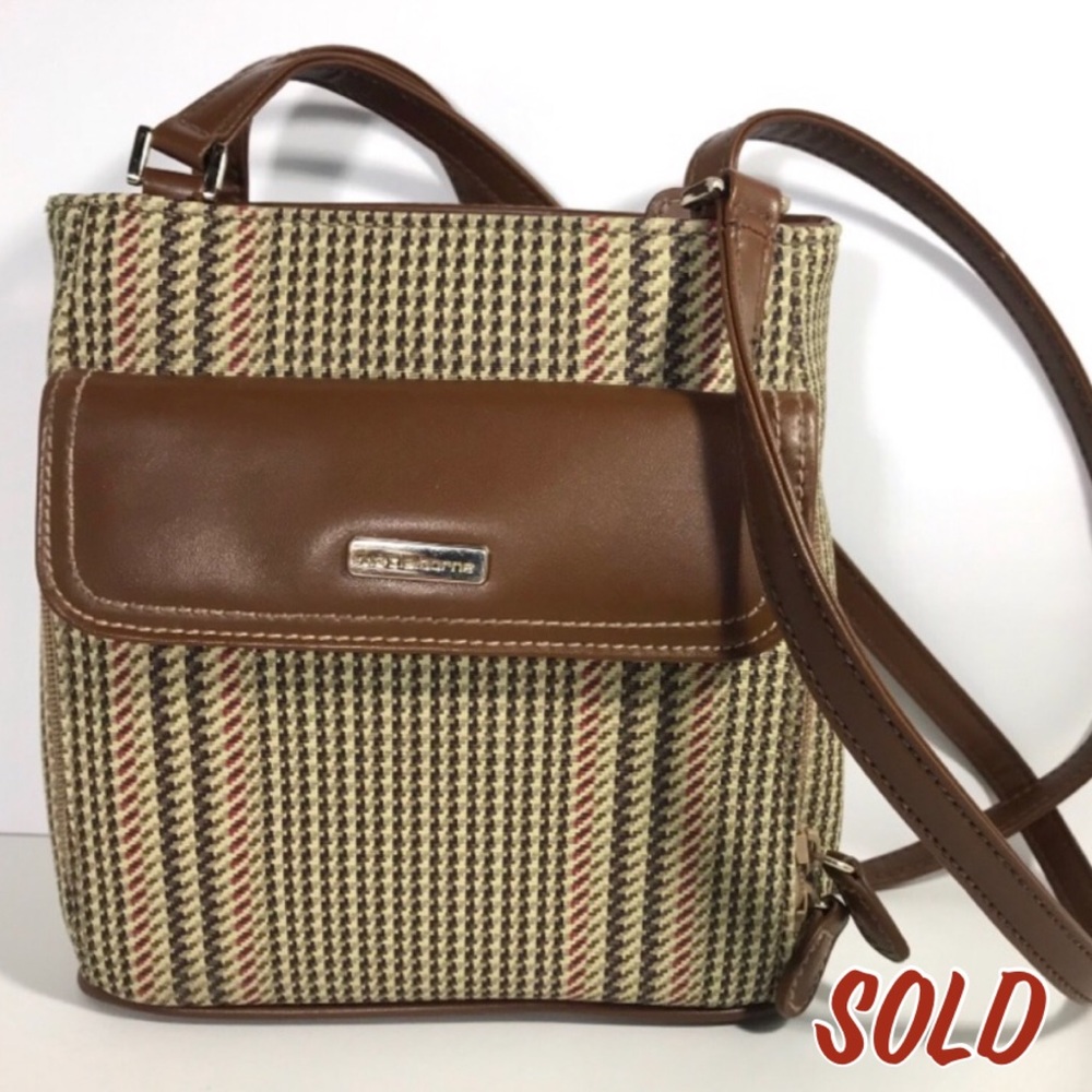 Liz Claiborne Small Houndstooth Purse/Shoulder Bag